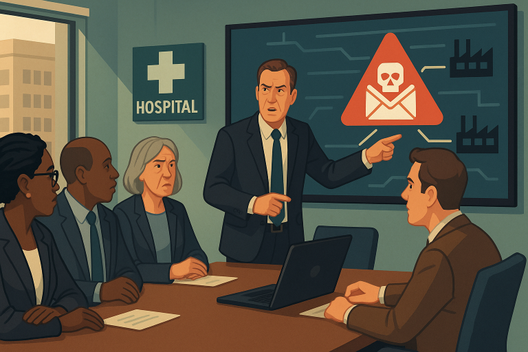 Major Hospital Board Pressed into Emergency Cyber Strategy Session Following Supply-Chain Phishing Attack