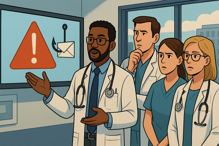 Nationwide Healthcare Alert Issued as Phishing Campaign Targets Clinicians