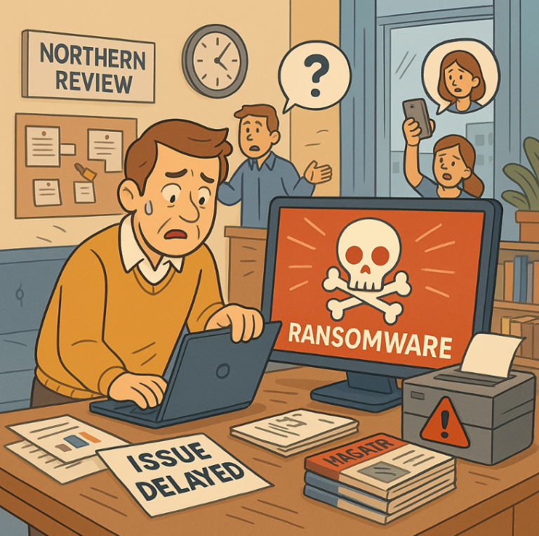 Print Paused: Ransomware Disrupts Weekly Magazine Operations