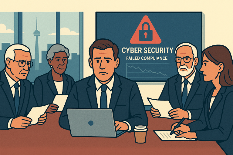 Toronto-Based Holding Company Faces Board Scrutiny After Failing to Meet New Federal Cyber Compliance Standards